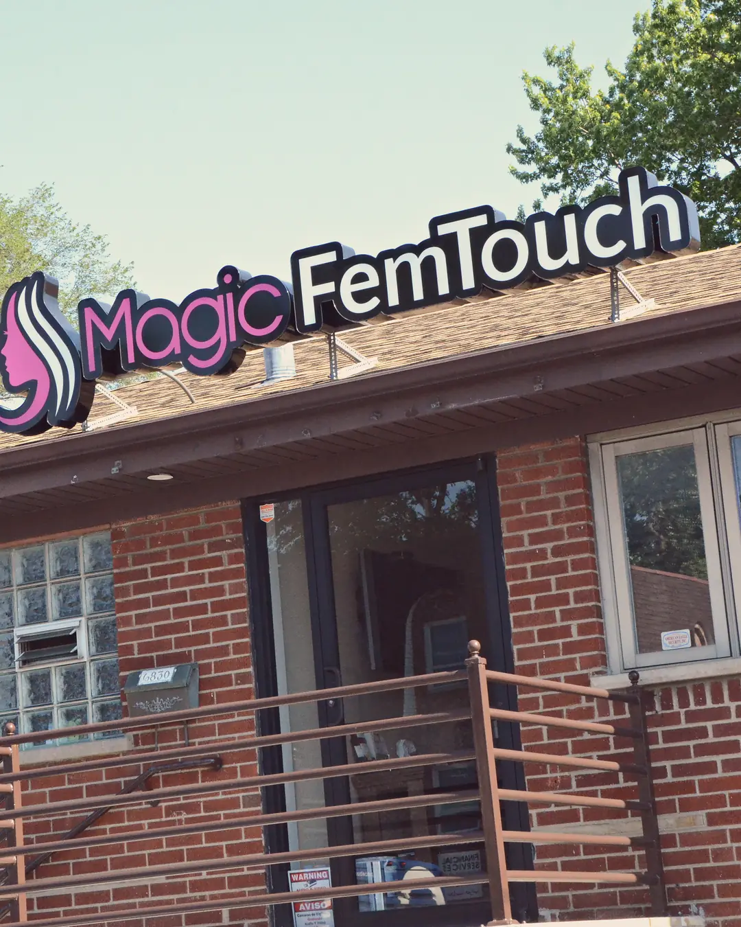 The Magic FemTouch MedSpa storefront on W 95th Street in Oak Lawn